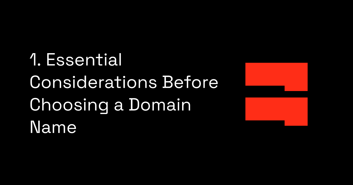1. Essential Considerations Before Choosing a Domain Name | BlockSurvey