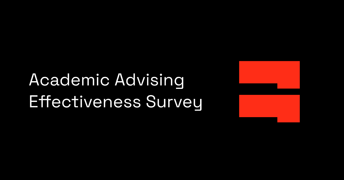 Academic Advising Effectiveness Survey