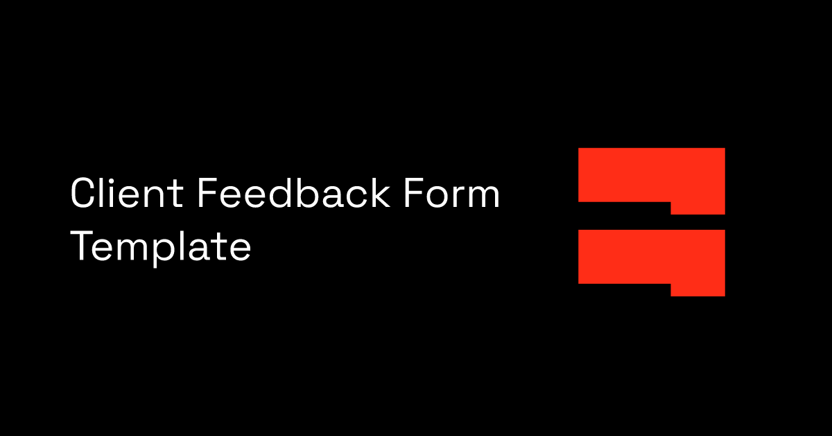 Client Feedback Form Template