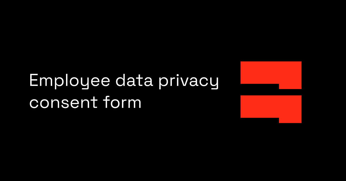 Employee data privacy consent form