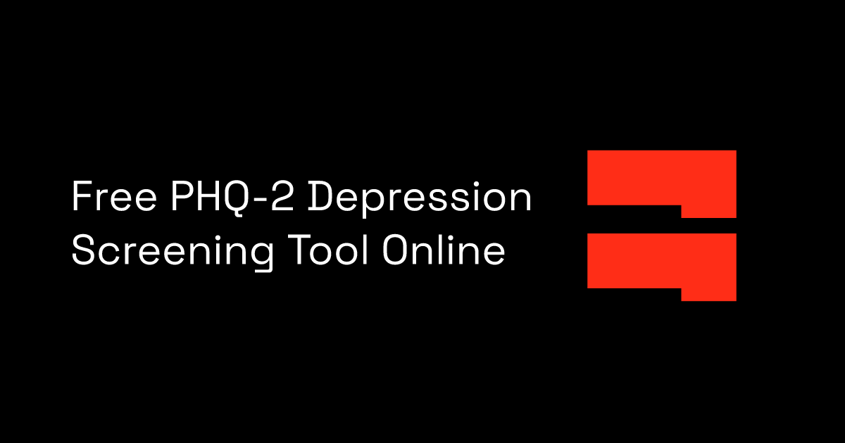Free PHQ-2 Depression Screening Tool Online