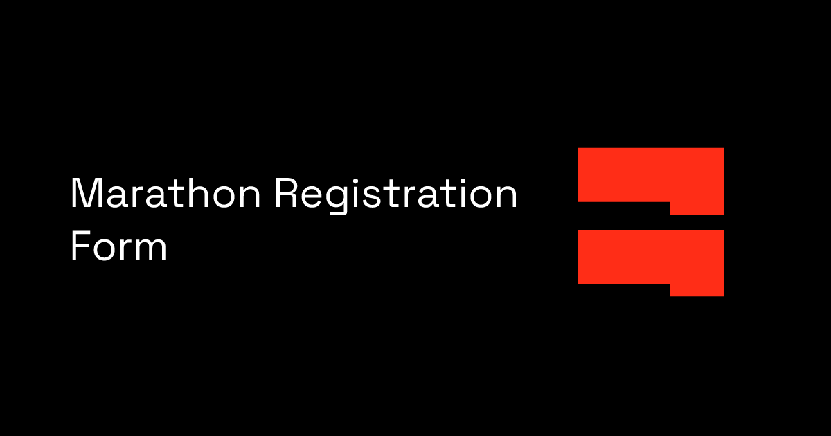 Marathon Registration Form