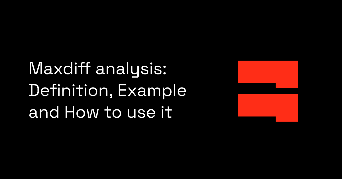 Maxdiff analysis: Definition, Example and How to use it | BlockSurvey
