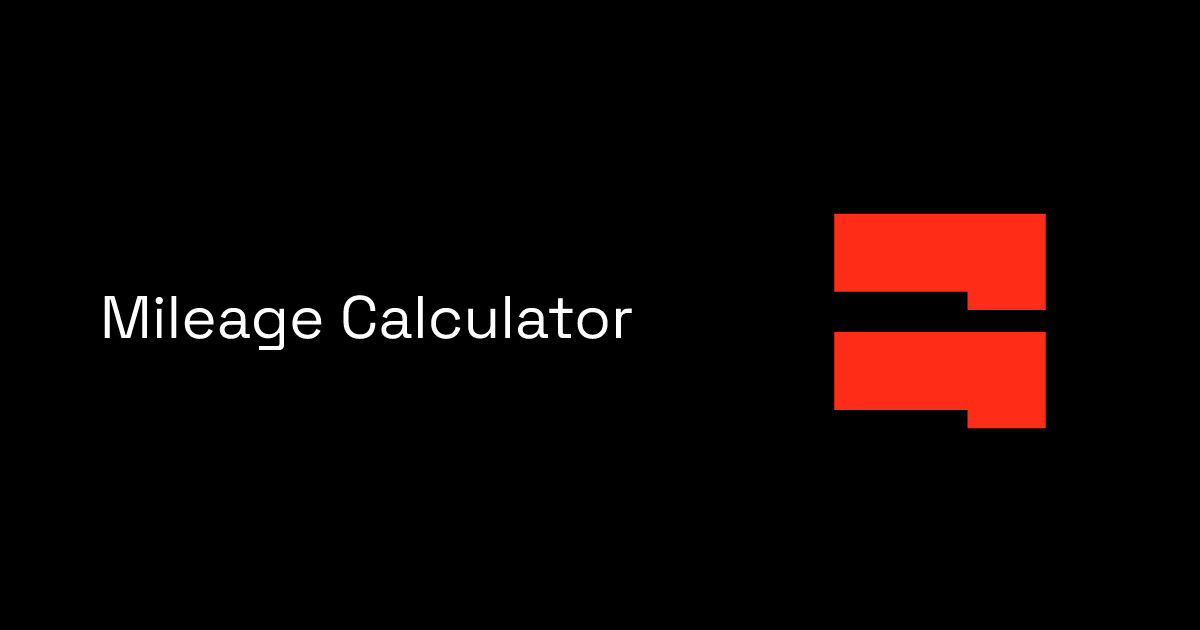 Mileage Calculator