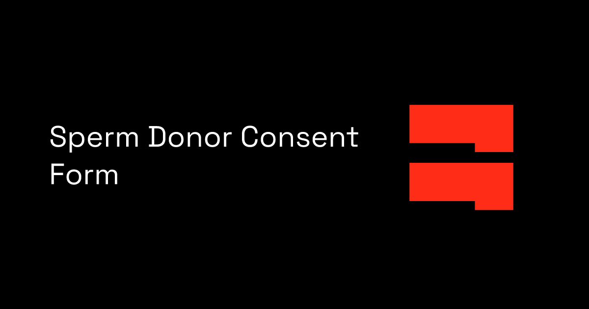 Sperm Donor Consent Form