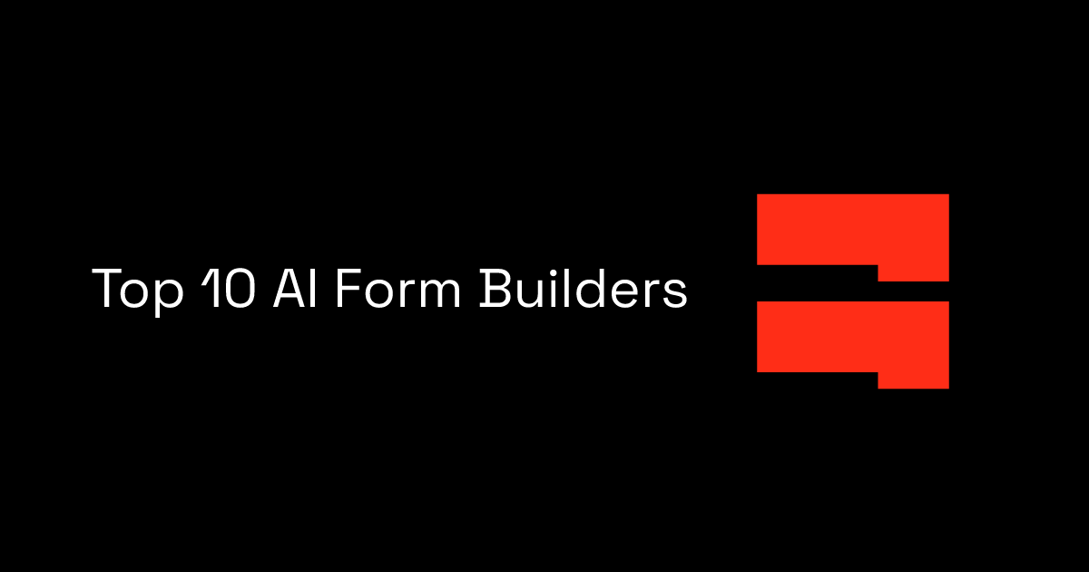 Top 10 AI Form Builders BlockSurvey
