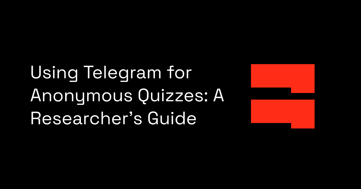 Using Telegram for Anonymous Quizzes: A Researcher’s Guide | BlockSurvey